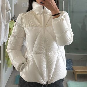 Moncler Cream White Puffer Jacket